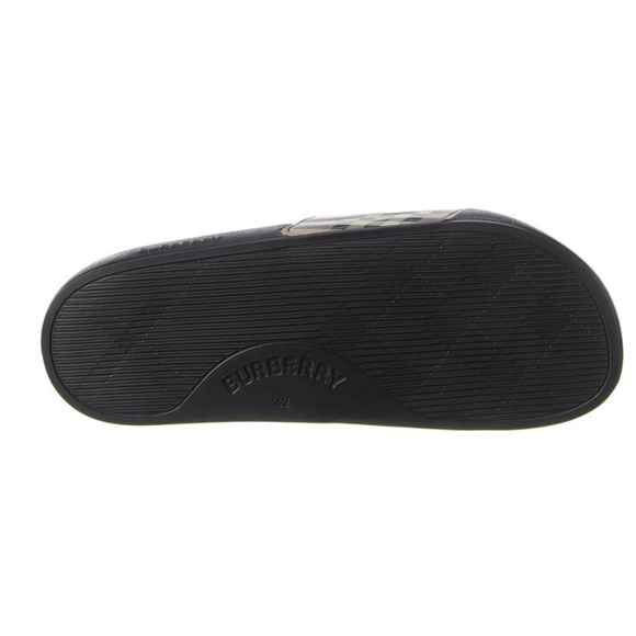 Burberry Vintage Check Archive Beige Slide Sandals 12 US (45 Euro) 8023965 NIB - Picture 9 of 10